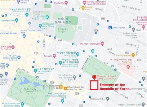 Location/ContactEmbassy of the Republic of Korea in the  .